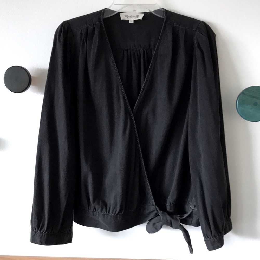 Madewell wrap top